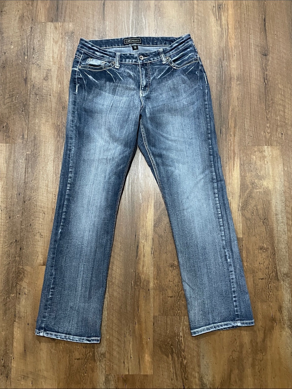 Cato Premium Classic Straight Leg Flap Pocket Blue Jeans Women’s 16W